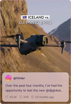 Instagram - h0rdur Iceland drone test